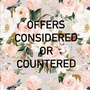 Feel free to make an offer!